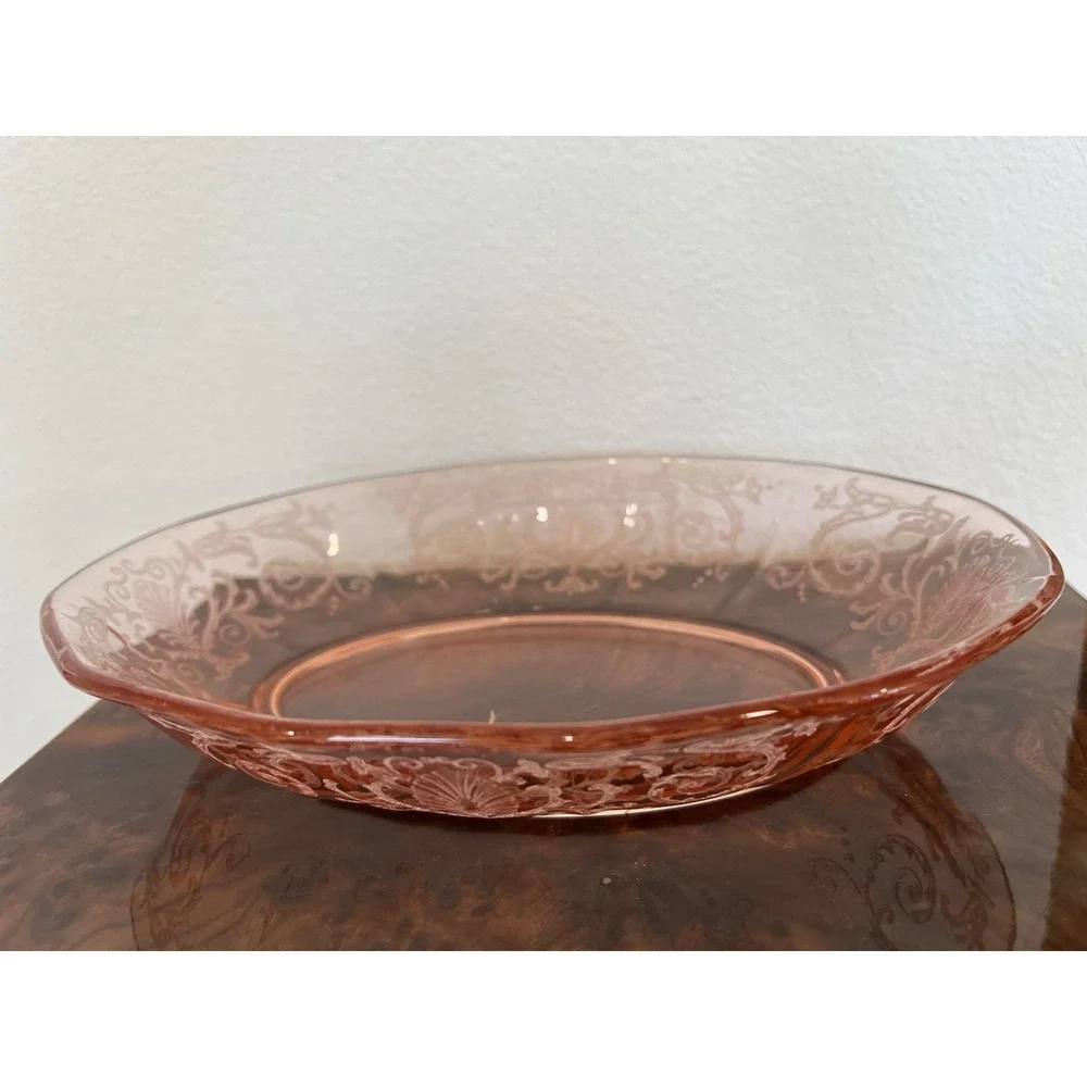 Fostoria Glass Versailles Pink 9 1/4